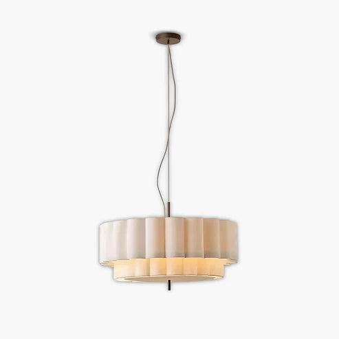 ALVA Cirkel-Modern taklampa med mjuka lager och varm karaktär