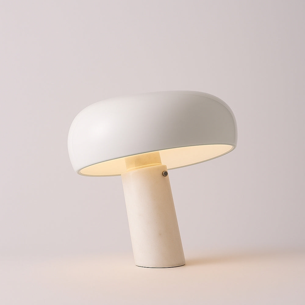 Mushroom Bordslampa Vit